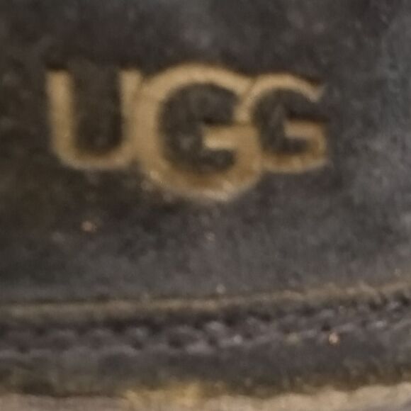 UGG Neumel Blue Suede Sheerling Lined Tie Up Chukka Boots Sz 12 main image 9